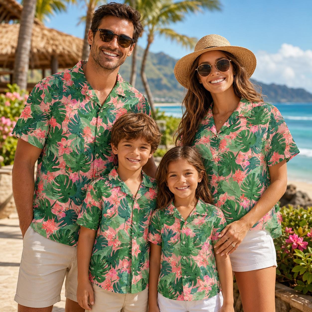 Hawaiian Children's Shirt Plan - Parent Of Plant ulasan dan harga