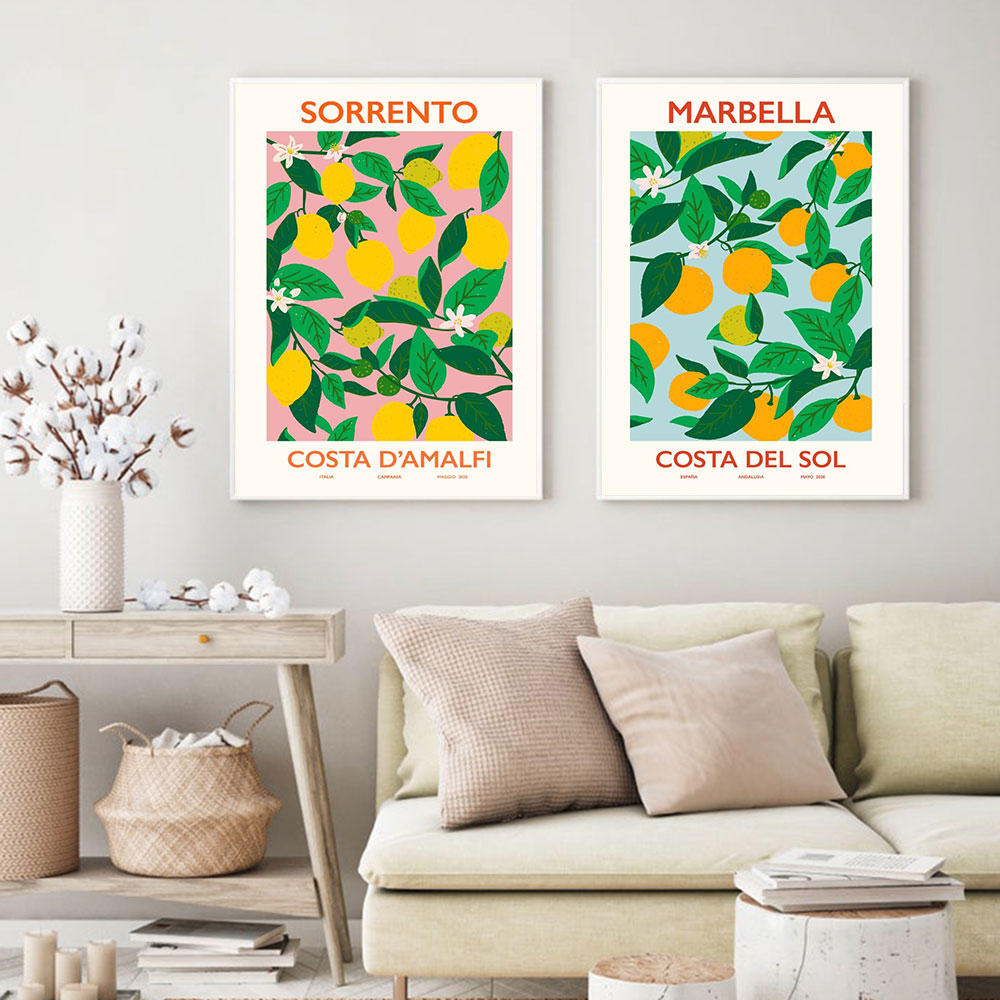 Fruit Lemon Orange Prints Post - Plant Jackfruit ulasan dan harga
